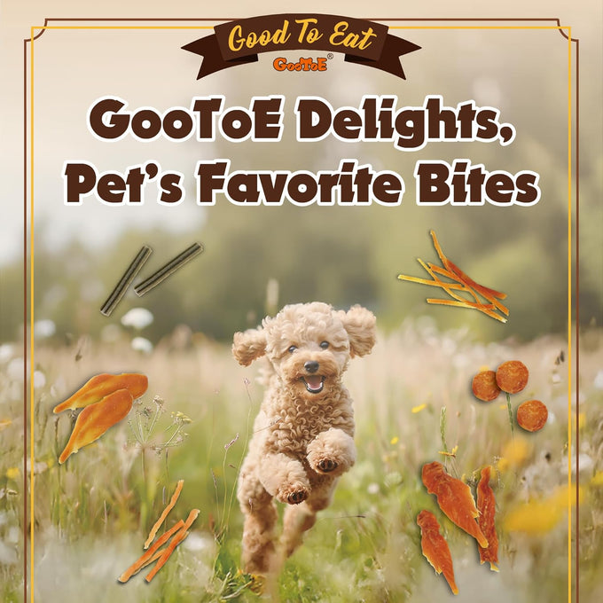 Gootoe chicken breast dog training treats high-protein gluten-free hypoallergenic grain-free 1 lb