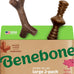 Benebone Medium 4-Pack Dog Toys for Aggressive Chewers – Durable Dog Bones, Made in USA – Dog Toys for Medium Dogs Under 60 lbs