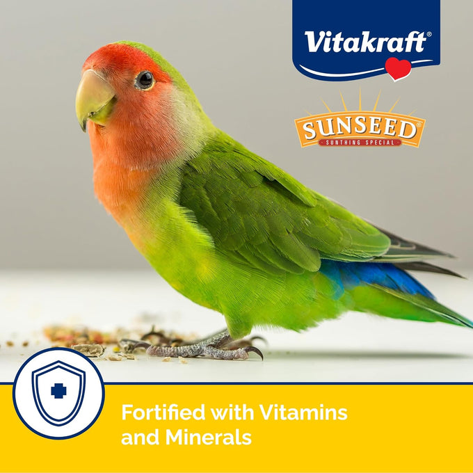 Vitakraft vita smart gourmet cockatiel and lovebird food - 4 pound daily pet bird food with vitamins and minerals