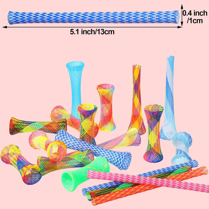 leitee 60-pcs cat spring toys colorful fun tubes indoors interactive cat play