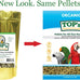 TOP's non-GMO, USDA organic parrot food pellets for large and medium parrots, 4 lb, 1.81 kg