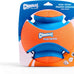 chuckit kick fetch ball dog toy large size 8-inch diameter floats in water durable rubber and foam