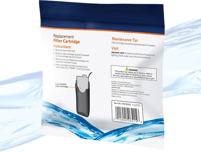 aqueon extra small aquarium replacement filter cartridges 3 pack