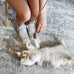 OurPets Teathered & Feathered Play Wand Cat Toy for All Breed Sizes with Real Bird Chirping Sound and Cosmic Catnip