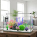 Ameliade goldfish and betta fish tank accessories artificial plastic plants decorations and rock cave set