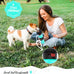 lesotc 35oz portable dog water bottle with leak-proof travel water bowl and squeeze bottle for outdoor walking and hiking