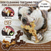 SIHRMIU 2 Pack nylon dog chew toys for aggressive chewers, medium/large breed, tough almost indestructible