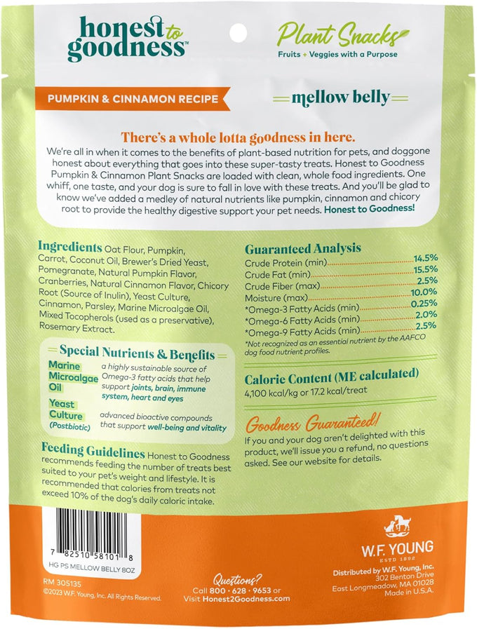 honest-to-goodness-plant-snacks-mellow-belly-pumpkin-cinnamon-dog-treats-enriched-with-omega-3s-and-postbiotics-8oz