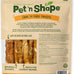 Pet 'n Shape Chik 'n Hide Twists 100% Natural Chicken Rawhide Dog Treats, Small, 16 oz, Grain Free