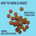 Snif-Snax Salmon Bites Dog Treats, All Natural, Human Grade, Grain Free, High Protein, Soft Salmon Snacks
