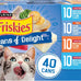 Purina Friskies Oceans of Delight Wet Cat Food Variety Pack - 40 Cans, 5.5 oz, Adult Cat Food