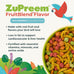 ZuPreem FruitBlend Bird Food for Cockatiels, Quakers, Small Conures, Lovebirds, Lorikeets, Core Nutrition with Natural Fruit, 2 lb Bag, Medium Pellet Size