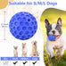 diissknic indestructible squeaky dog ball relieves anxiety, cleans teeth, interactive chew toy for aggressive chewers, large breed outdoor waterproof