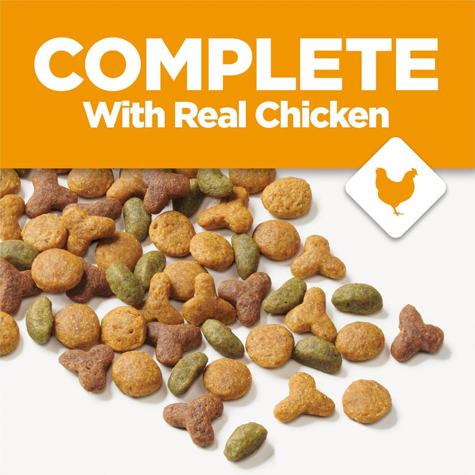 Purina Cat Chow Complete High Protein Dry Cat Food With Real Chicken, 3.15 lb. Bags (Pack of 4) Suitable For Kittens And Adults