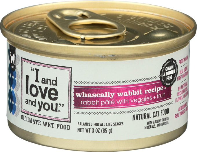 I and love and you Grain-Free Rabbit Canned Wet Cat Food 3-Ounce Pack of 24 Cans