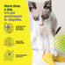 Handmade 100% Organic Yellow Yeowww! Catnip Banana Toy