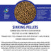microbe-lift mllspmd sinking fish food pellets 3 pounds for live goldfish and koi