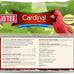 kaytee cardinal seed cake, wild bird food, 1.85 pounds, 4 count, black oil sunflower and safflower seeds