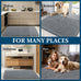 olonly dog door mat for muddy paws 30x20 gray washable non-slip chenille entry mat