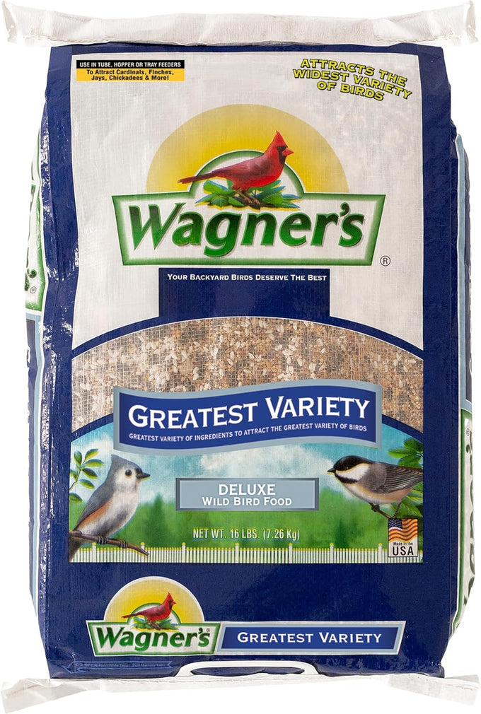 Wagner's 6-Pound Greatest Variety Blend Wild Bird Food with 40% Sunflower, USA Made