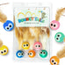Bouncy Tails 5 Pack Natural Feather Bouncy Ball for Indoor Cats and Kittens Play Toy Set