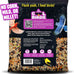 Cool Birds 10 lb. Gourmet Bird Seed with Sunflower Hearts, Peanuts & Real Fruit for Outside Feeders
