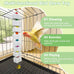 lava calcium bird beak grinding stone with bell hanging parakeet cage accessories for parrot budgies hamster