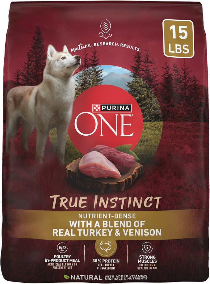 Purina ONE Venison & Turkey Dry Dog Food - 15 lb
