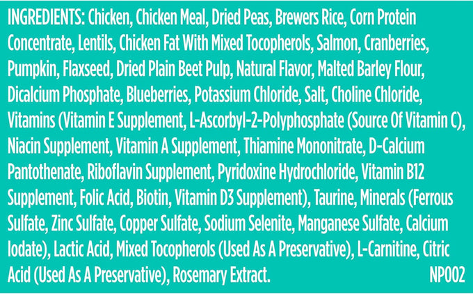 Rachael Ray Nutrish Indoor Complete Chicken, Lentils & Salmon Recipe Dry Cat Food, 6 lb.