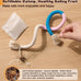 Cat Chew Ropes 4Pcs for Indoor Cats with Refillable Natural Catnip and Soft Cotton Rope Design