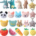 gejoy 20 pack catnip toys for indoor cats plush kitten chew toys catnip interactive safe