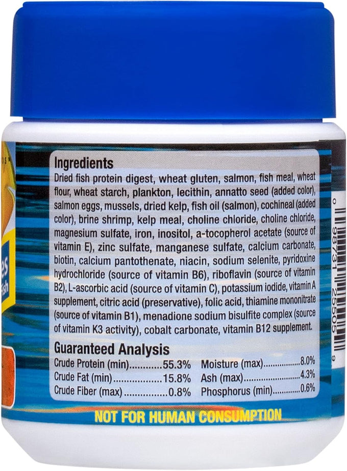 ocean nutrition formula one flakes fish food - all natural saltwater tropical fish flakes made in usa 1.2 oz