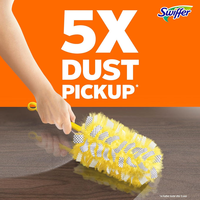 swiffer pet heavy duty multisurface dusters refills with febreze odor defense, 11 count