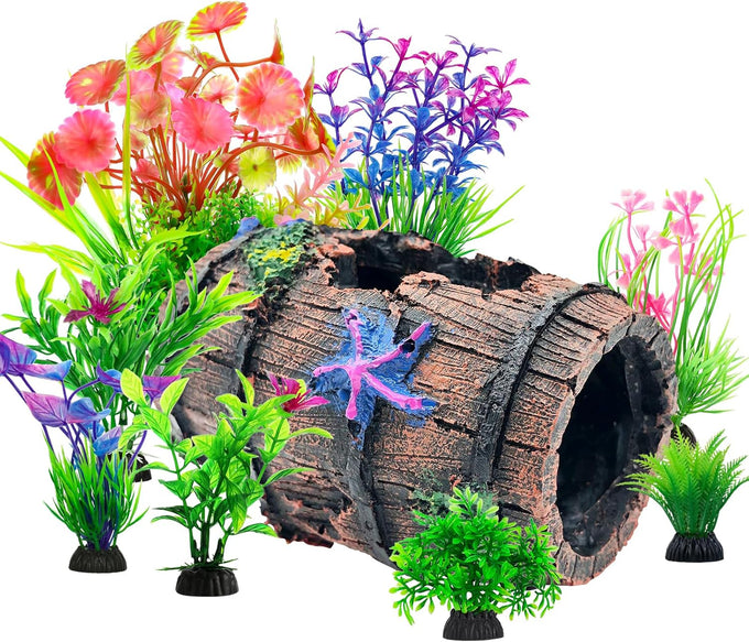 cousduobe starfish barrel aquarium plants betta fish tank decorations 1pc 8pcs 2.8in 4in