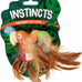 SmartyKat Instincts 2-Pack HappyNip Love Mates Feather Birds Plush Cat Toys Orange/Green