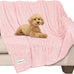PetAmi waterproof gray dog blanket for medium large dogs, leakproof fleece throw for cats, 40x60 inches sofa couch cover protector