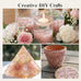 JOHOUSE 0.9-1lb Rose Quartz Chips Pink Crushed Tumbled Stones Decorative Rocks For Aquarium Fish Tank Vase Filler
