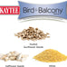 kaytee bird & balcony wild bird food no mess seed blend for city dwelling birds finches sparrows mourning doves