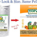 TOP's USDA Organic Certified Parrot Food Pellets for Small Hookbills, Non-GMO, Soy & Corn Free (4lbs)