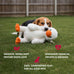 Pet Lou 15 Inch duck plush dog toy, durable super-soft squeaky interactive toy for chewers, heavy duty stuffed