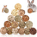 Sofier handmade 12pcs timothy hay treats natural chews for rabbit guinea pig hamster chinchilla rat gerbil