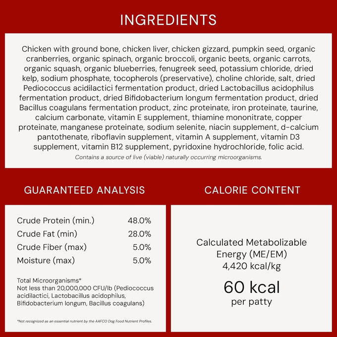 Stella & Chewy's Freeze-Dried Raw Dinner Patties - Chicken