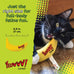 Handmade 100% Organic Yellow Yeowww! Catnip Banana Toy