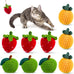 9-pack natural silvervine cat toys handmade yarn balls catnip balls stress relief indoor kitten enrichment