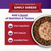 Wellness Bowl Boosters Simply Shreds Variety Pack Wet Dog Food Topper for Small, Medium, and Large Breeds, Grain Free, Natural, Chicken Recipes, 2.8 oz, Pack of 12 Pouches