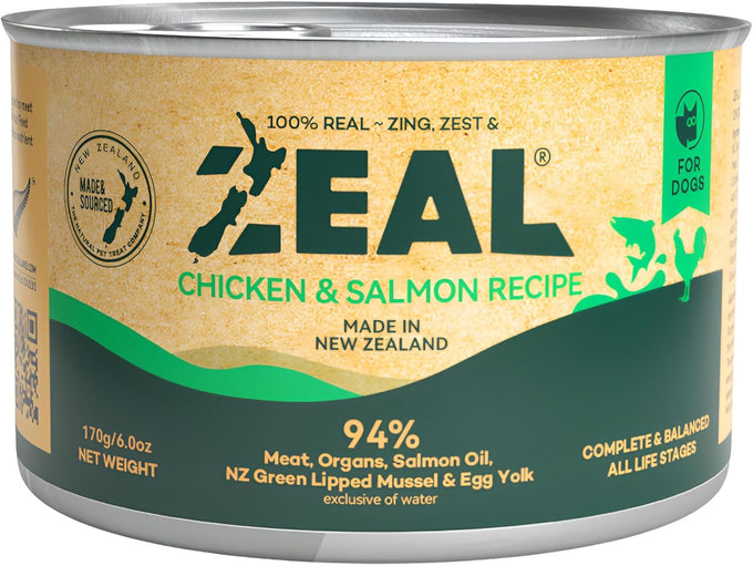 ZEAL Canned Wet Dog Food - High Protein, Grain-Free