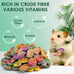 katumo small animal molar toys timothy grass treats for guinea pig hamster bunny chinchilla