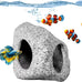 springsmart aquarium hideaway rock cave for small aquatic pets ceramic fish tank ornaments