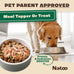 Nattoo chicken sweet potato broccoli dog treat topper for picky eaters and puppies 3 oz case of 20