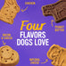 blue dog bakery assorted flavors natural dog treats 18oz box more crunch low fat non-gmo made in usa